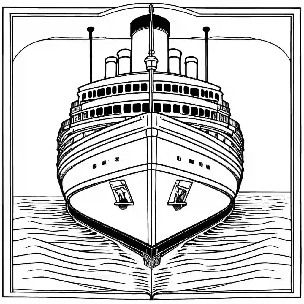 RMS Mauretania coloring pages